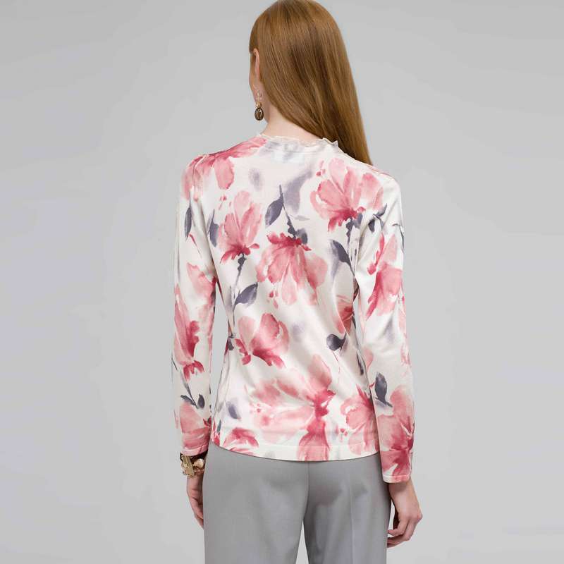 Floral Cardigan, Multi, large image number 1